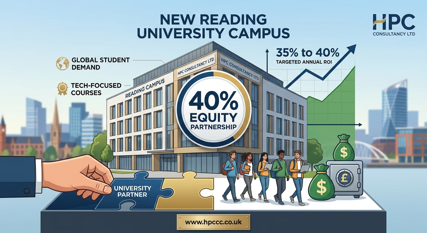 40% Equity Partnership in New Reading University Campus, seeking Italy Investor